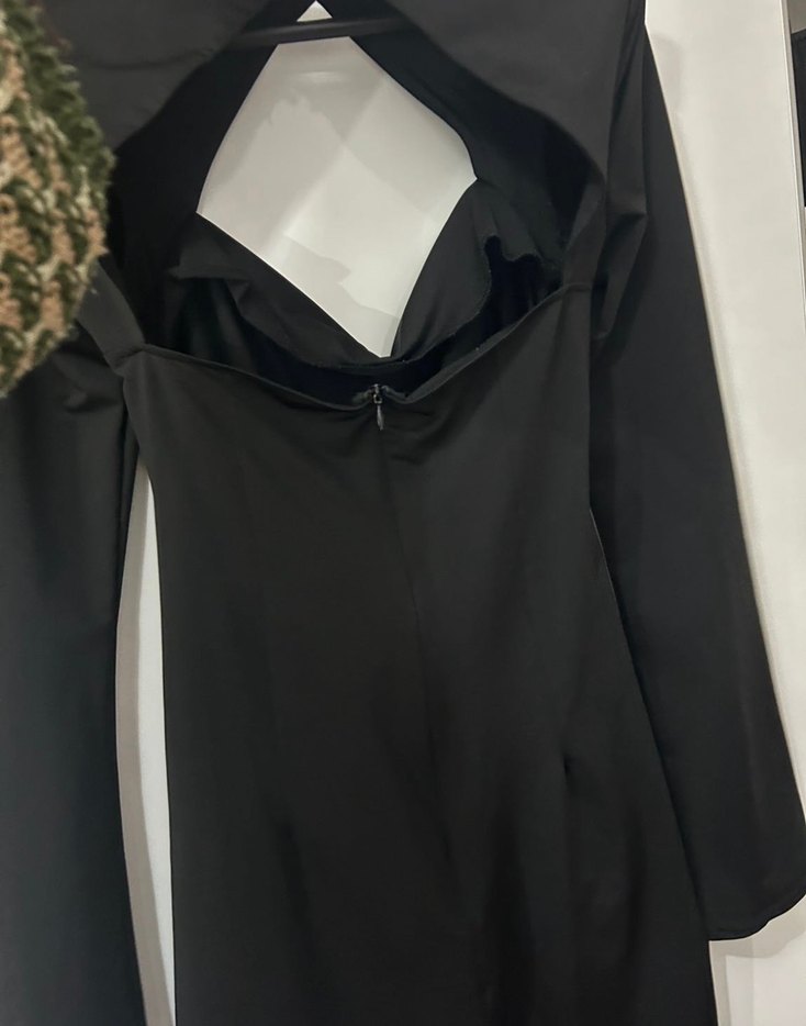 Trendyolmilla siyah mini elbise - Görsel 3