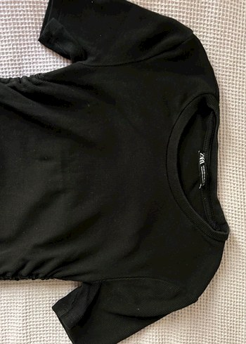 Zara Siyah büzgülü kısa elbise - Görsel 2