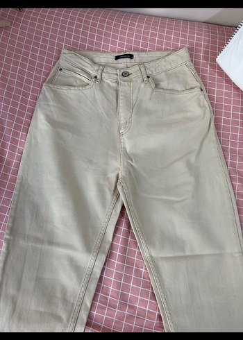 Trendyolmilla bej jean pantolon - Görsel 3