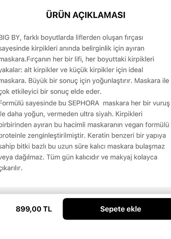 SEPHORA Maskara - Görsel 4