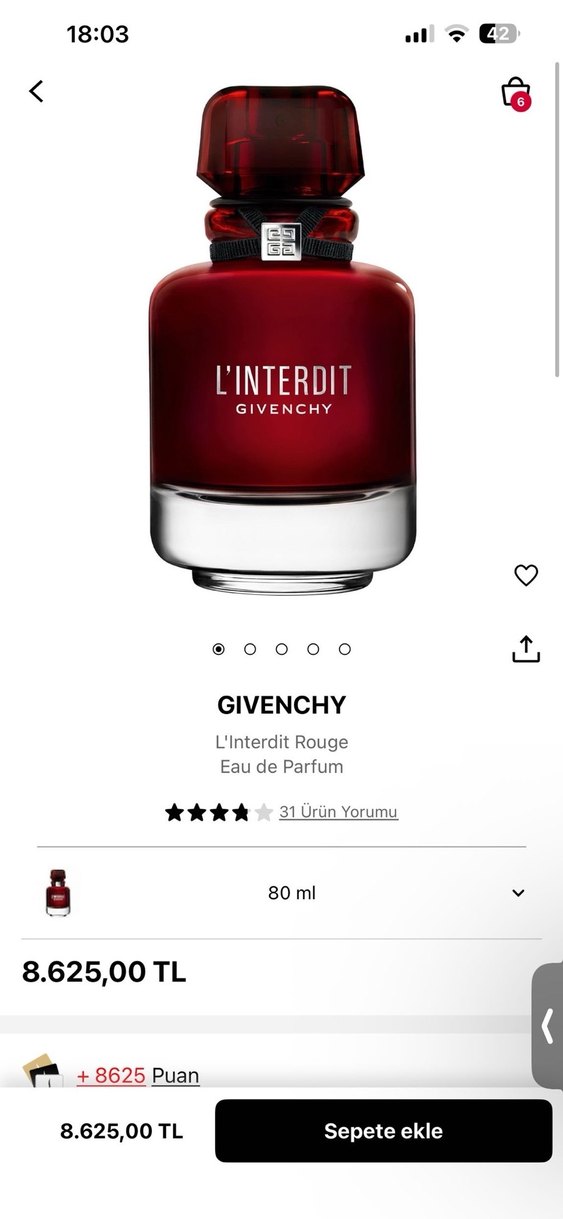Givenchy L'Interdit Kadın Parfümü - Görsel 4