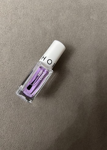 Sephora Koyu Kırmızı ve Top Coat Tırnak Cilası - Görsel 3