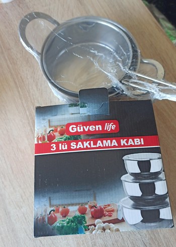 Güven Life 3'lü Saklama Kabı Seti Gri