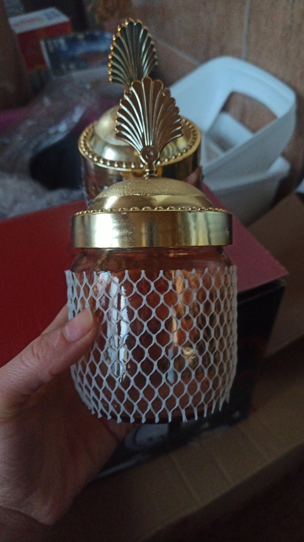 Altın Renkli Parlak Cam Saklama Kavanozları - Görsel 2