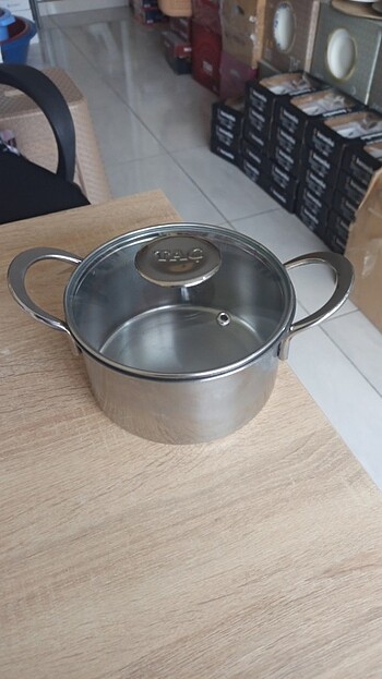  Beden gri Renk 16cm mini tencere