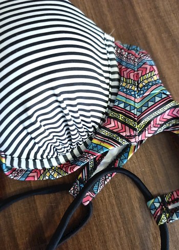 Desenli Bohem Kadın Bikini Takımı - Görsel 6