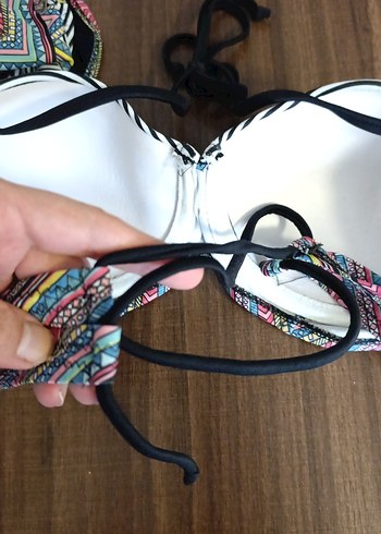 Desenli Bohem Kadın Bikini Takımı - Görsel 4