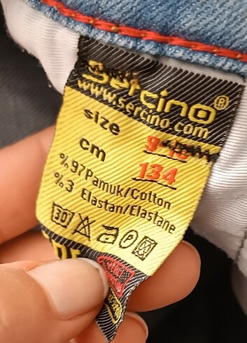 9 Yaş Beden mavi Renk Kot pantolon