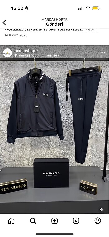 Hugo boss eşofman takımı