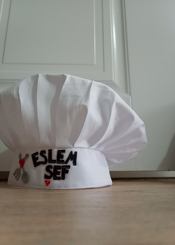 Beyaz Mutfak Şefi Şapkası - Görsel 3