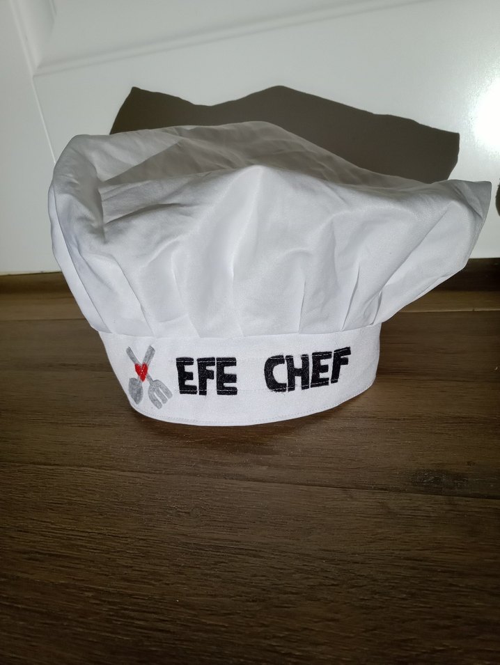 Beyaz Mutfak Şefi Şapkası - Görsel 2