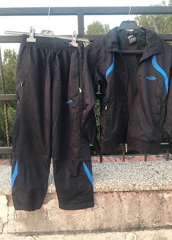 Erkek çocuk siyah Athleisure Eşofman Takımı