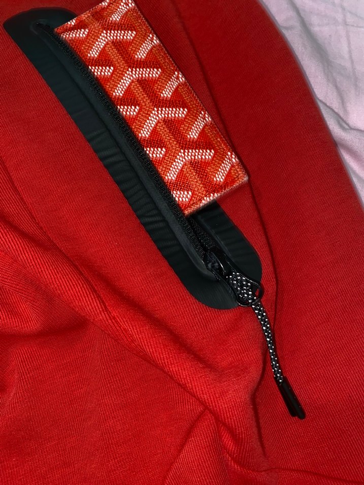 Kırmızı Nike Fermuarlı Erkek Sweatshirt - Görsel 2