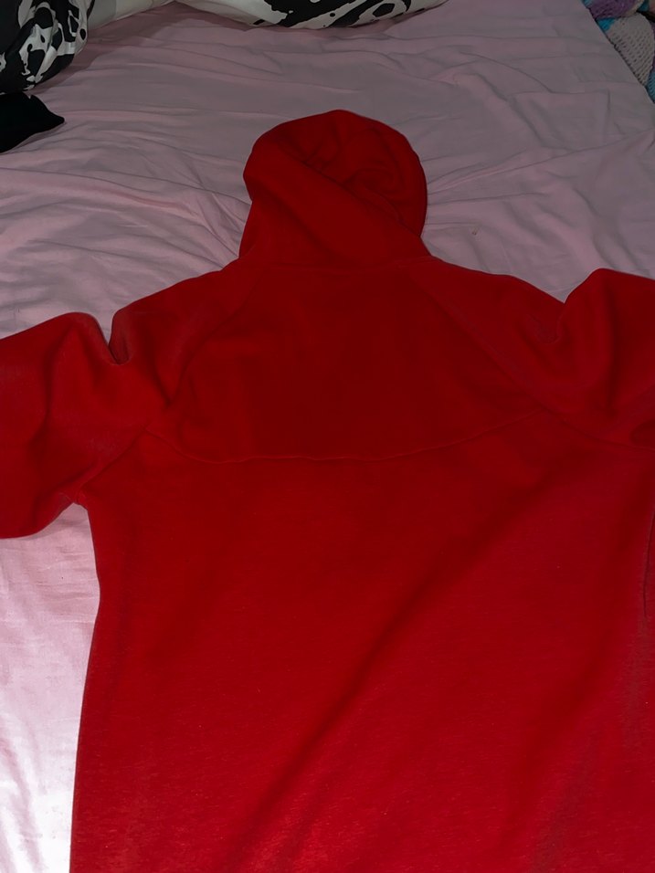 Kırmızı Nike Fermuarlı Erkek Sweatshirt - Görsel 4