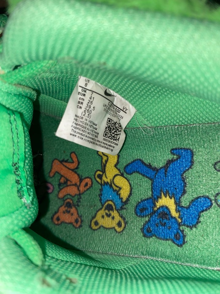 Erkek Yeşil Tüylü Spor Ayakkabı Nike - Görsel 3