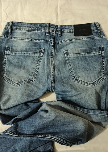 Defacto Erkek Mavi Denim Regular Fit Kot Pantolon