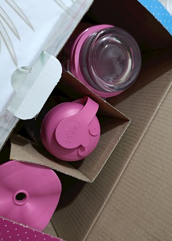 Niloya Pembe Çocuk yemek içecek seti - Görsel 5