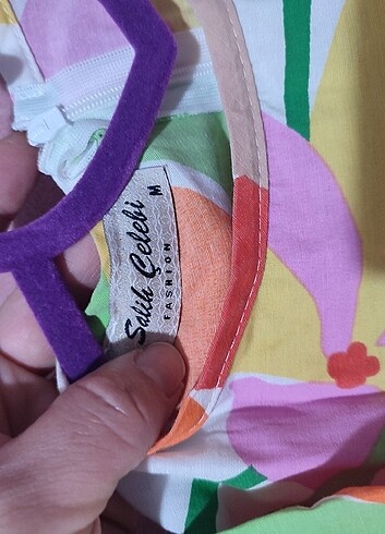 H&M Çiçekli uzun elbise