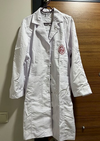 Sıfır yeni laboratuvar önlüğü M beden