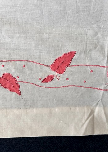 Nakışlı Aplike elişi tek parça 205 x 70 cm temiz - Görsel 2