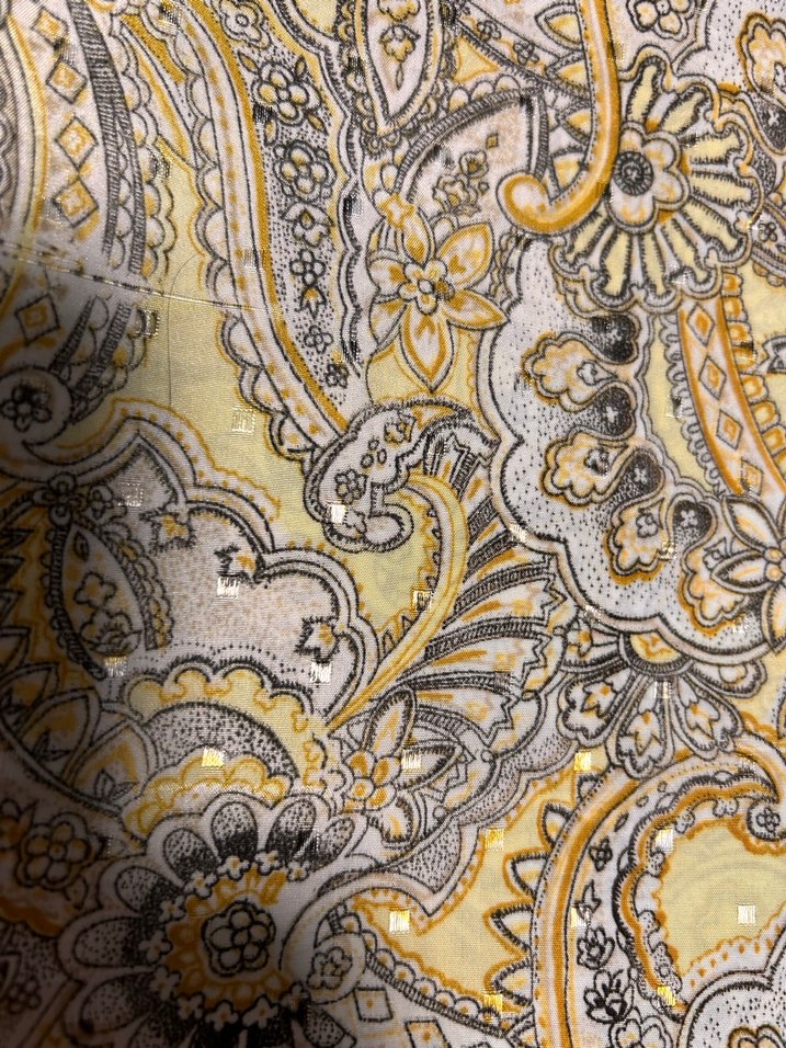 Yurt dışından gelme Sandıkiçi parlagımsı dökümlü kumaş - Görsel 3