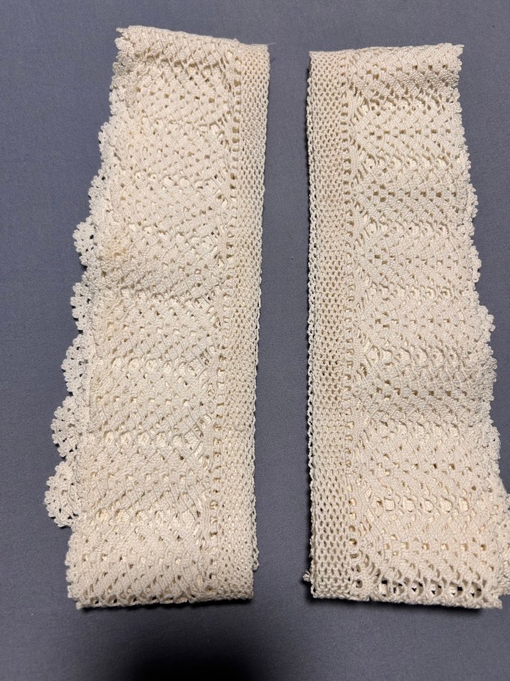 Sandıkiçi  çift taraflı çarşaf danteli 2 uzun parça veya - Görsel 2