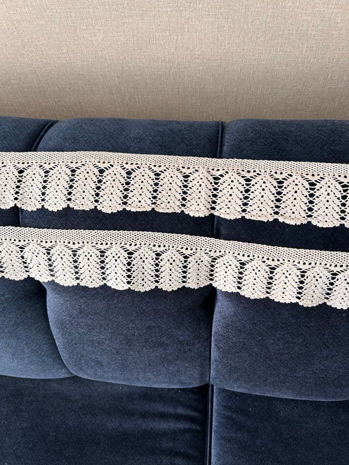 Sandıkiçi  çift taraflı çarşaf danteli 2 uzun parça veya - Görsel 4