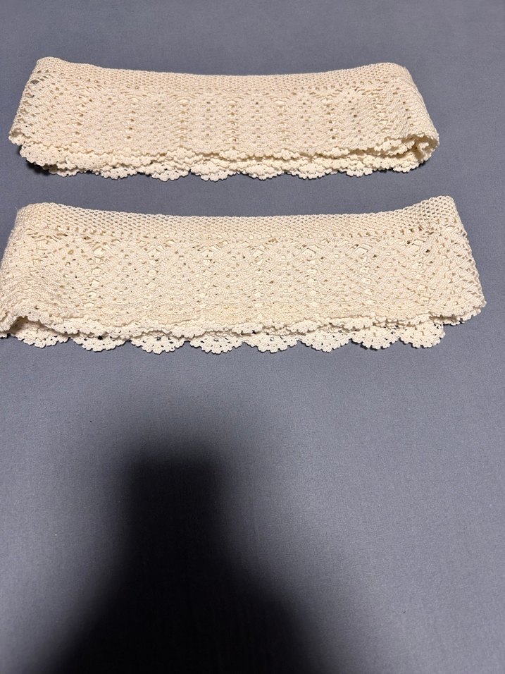 Sandıkiçi  çift taraflı çarşaf danteli 2 uzun parça veya - Görsel 3