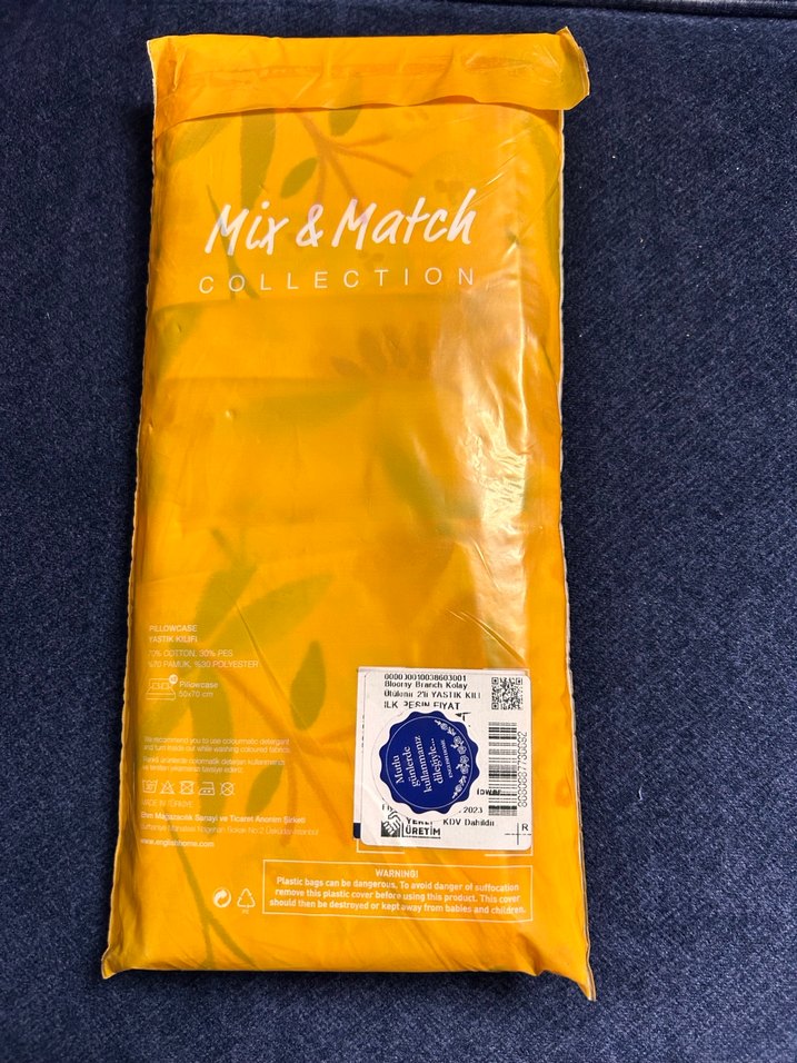 Englishome sıfır etiketli yastık kılıfı - Görsel 3