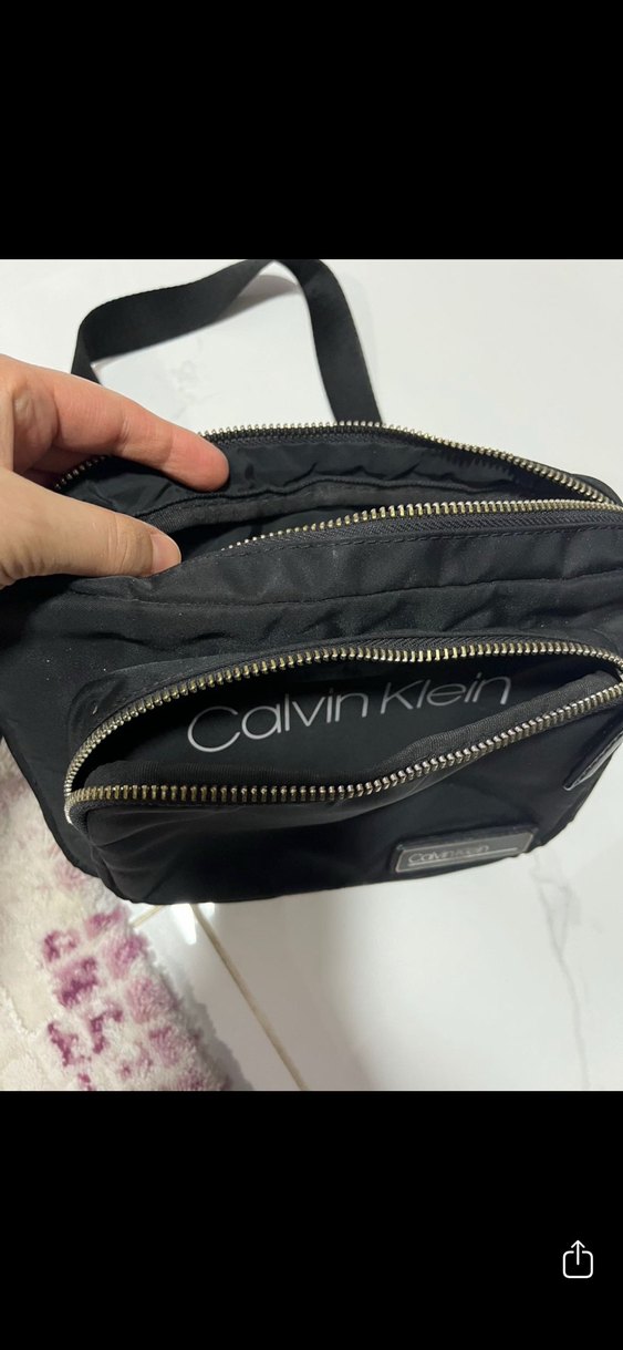 Kadın Siyah  Çapraz Çanta temiz az kullanılmış sağlam - Görsel 2