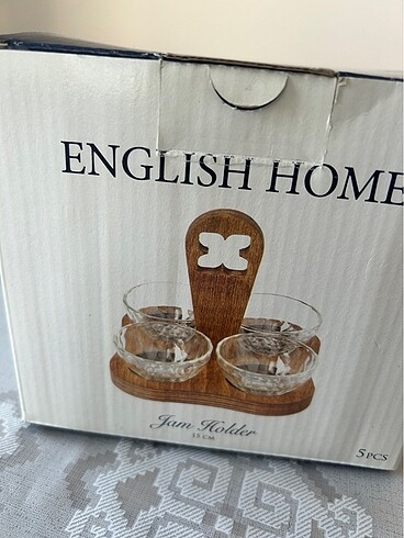 Englishome sıfır paketli mini bambu sunumluk