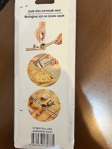 Diğer Baysa sıfır paketli çelik sarımsak ezicisi