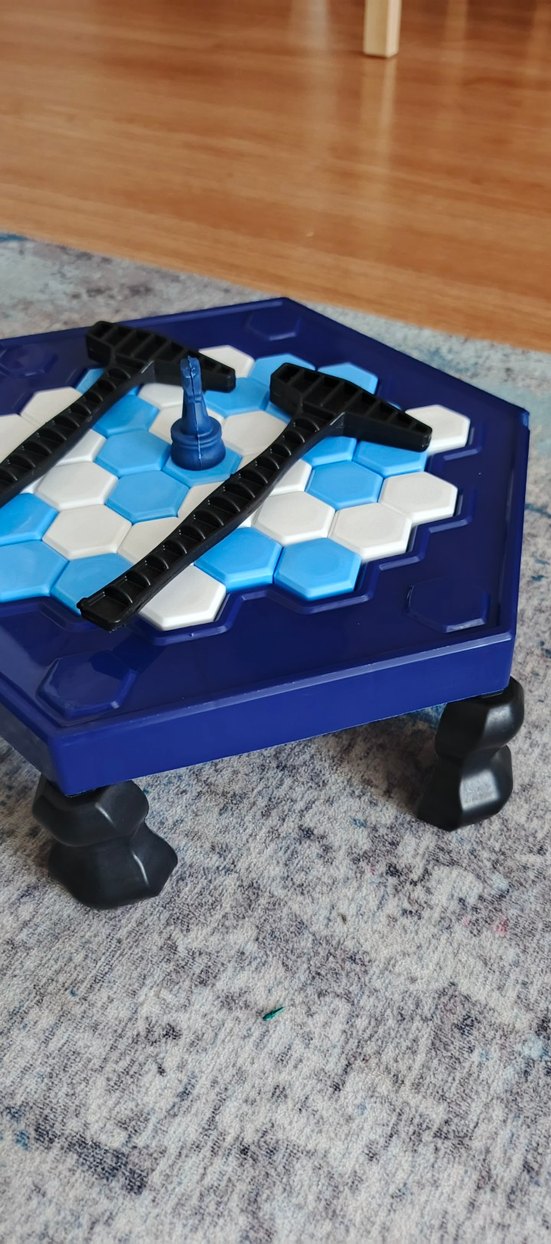 Koyu Mavi Altıgen Eğitici Oyuncak buz kırma oyunu - Görsel 2