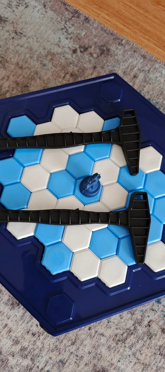 Koyu Mavi Altıgen Eğitici Oyuncak buz kırma oyunu - Görsel 4