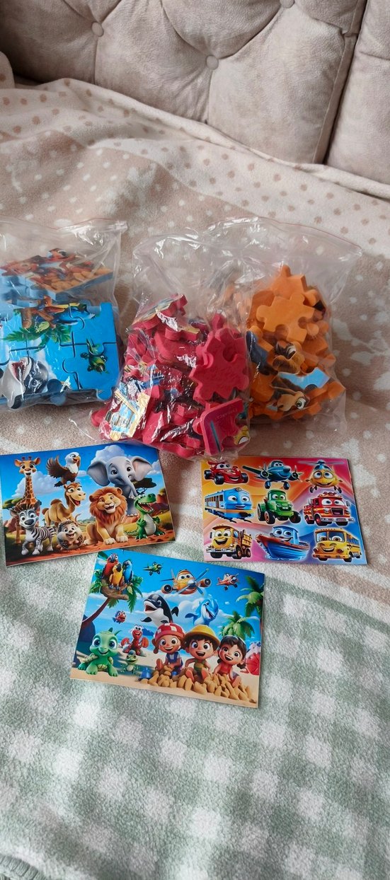 Renkli Çocuk Yapbozları Eva puzzle yapboz - Görsel 2