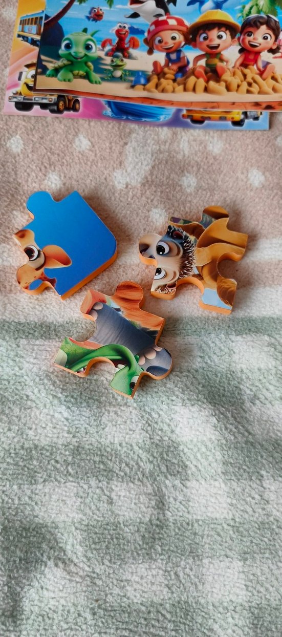 Renkli Çocuk Yapbozları Eva puzzle yapboz - Görsel 5