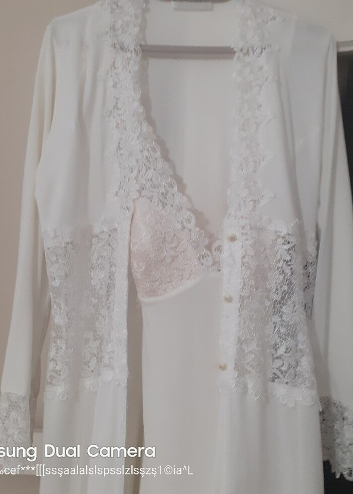 Kadın gecelik sabahlık pijama - Görsel 5