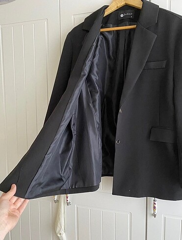 m Beden siyah Renk Siyah blazer ceket