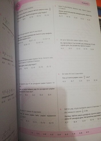  Beden Renk Matematik ve geometri kpss Yaprak test