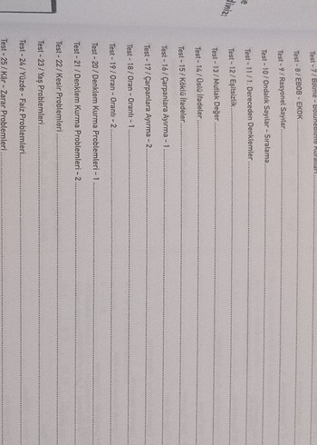 Beden KPSS2024 ÖnLisans Soru Bankası ve Yediklim yaprak test ürün sıfı