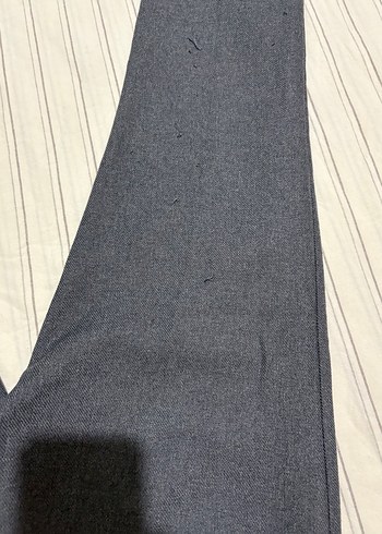 38 Beden Gri Kadın Denim Rahat Kesim Pantolon