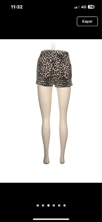 s Beden Leopar şort