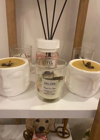 Beyaz Mum ve EYFEL Kokulu Difüzör Seti - Görsel 2