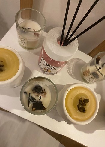 Beyaz Mum ve EYFEL Kokulu Difüzör Seti - Görsel 3