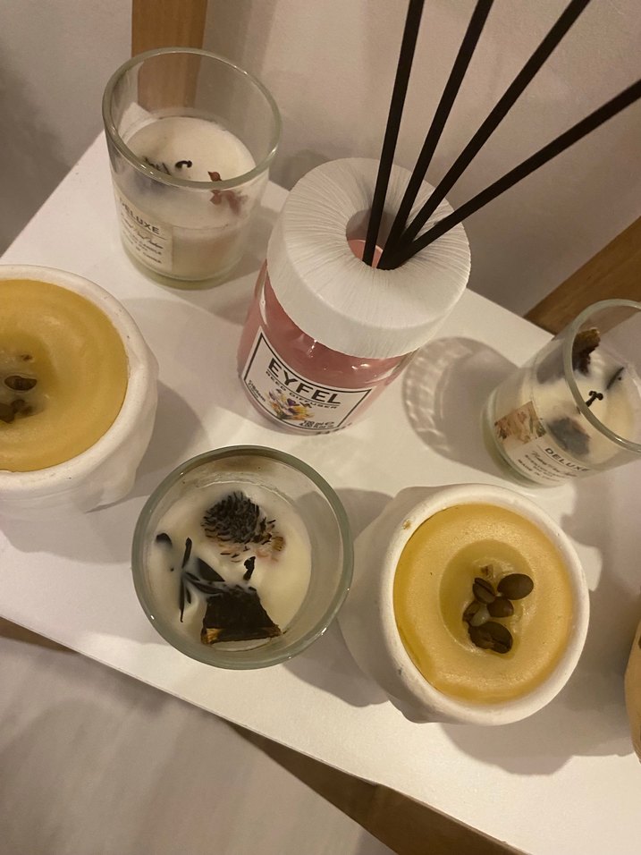 Beyaz Mum ve EYFEL Kokulu Difüzör Seti - Görsel 3