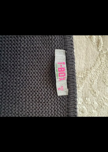 Siyah Uzun Örgü Kadın Hırka - Görsel 2