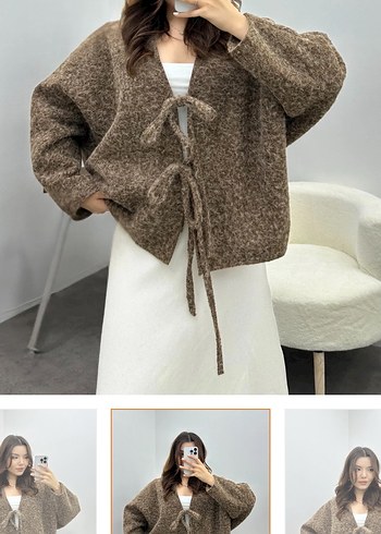 Kaşe astarlı ceket - Görsel 9