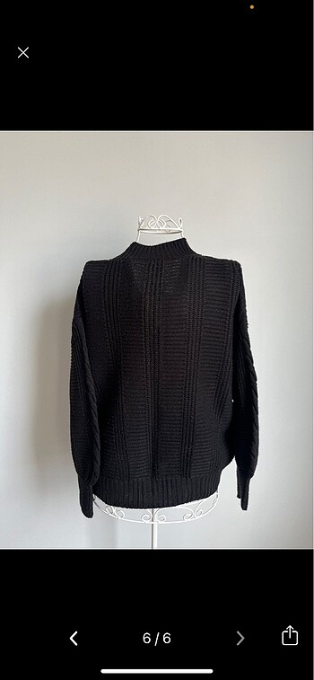 Balon kol hırka - Görsel 6