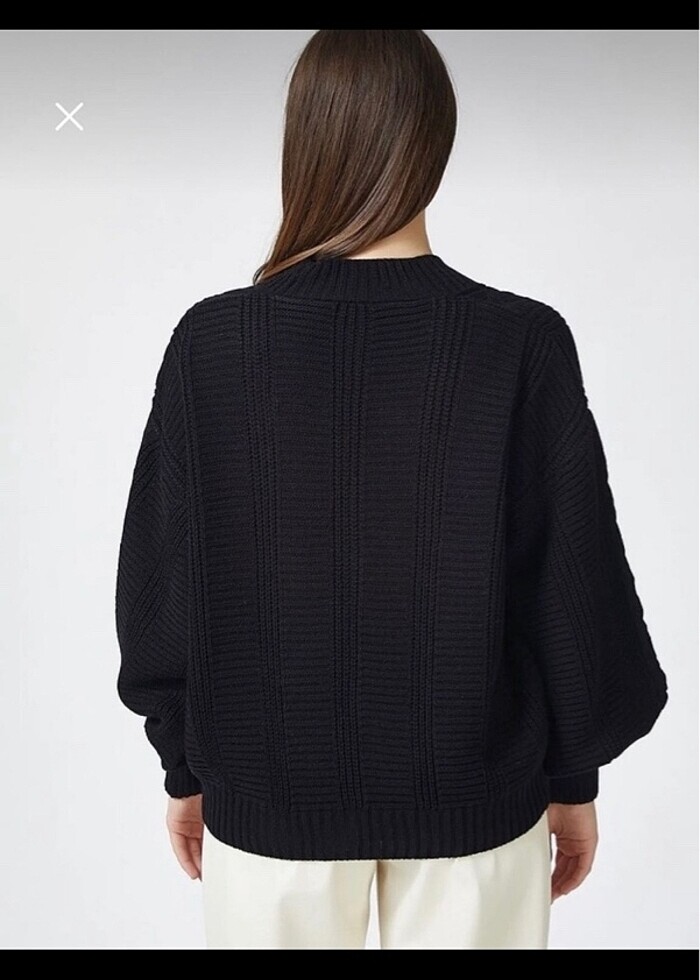 Balon kol hırka - Görsel 5