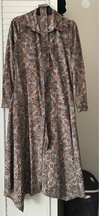 36 Beden Vintage Kadife elbise